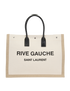 Rive Gauche Tote Bag, &pound;795, Handbags, Beige, Canvas, Front view